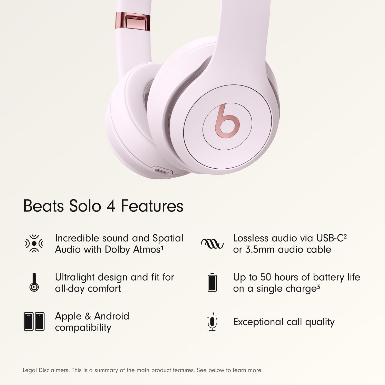 Detalle 2 de Beats Wireless On-Ear Headphones, 50-Hour Battery Life