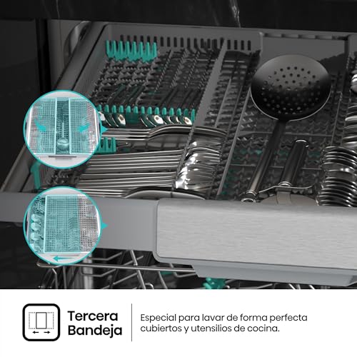 Thumbnail 6 de Hisense HS673A90X: Lavavajillas de 60 cm con conectividad WiFi, 16 servicios y tercera bandeja