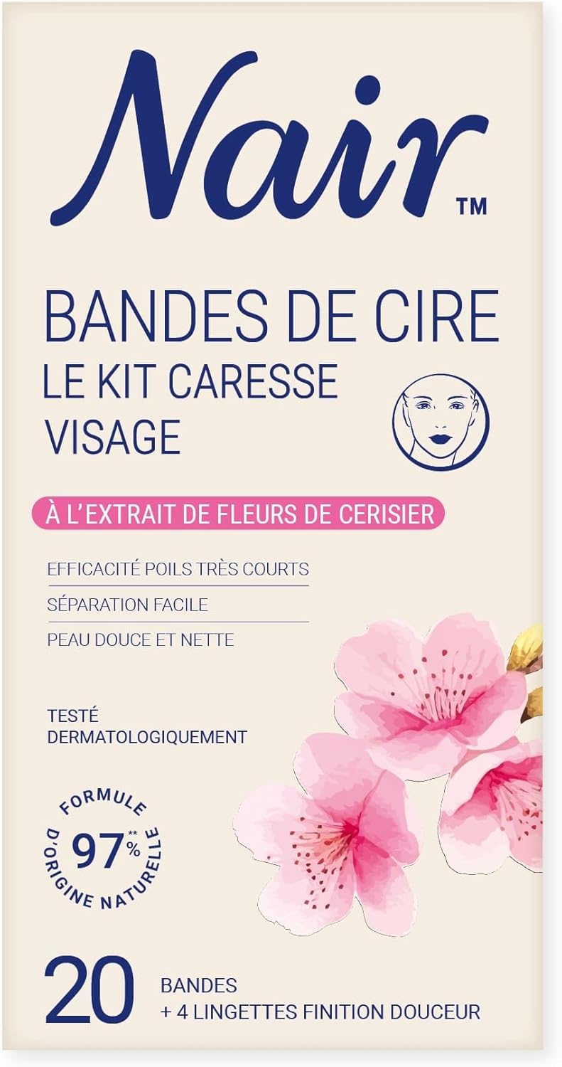 Detalle 2 de NAIR Bandes de cire visage 12 💄