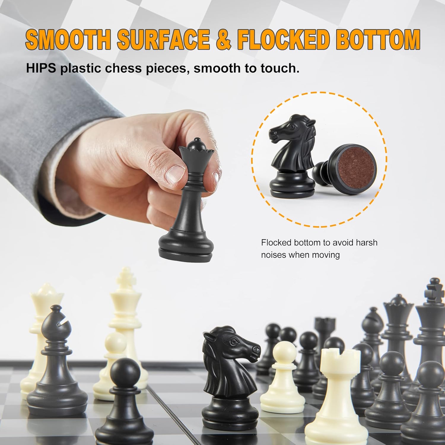 Thumbnail 3 de Snocyo Chess Set magnetic travel chess board ♟