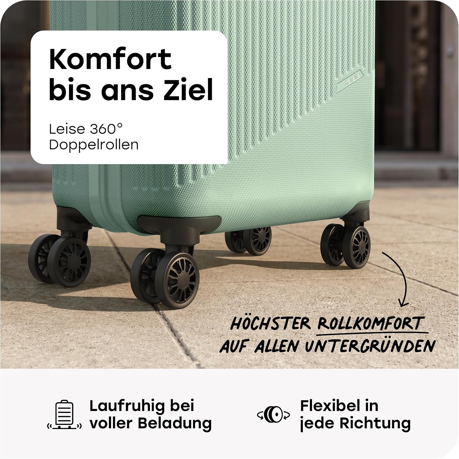 Thumbnail 5 de Travelite Bali Handgepäck Trolley klein – 55×39×20 cm, 34 L, 2,5 kg, Kratzfeste Hartschale