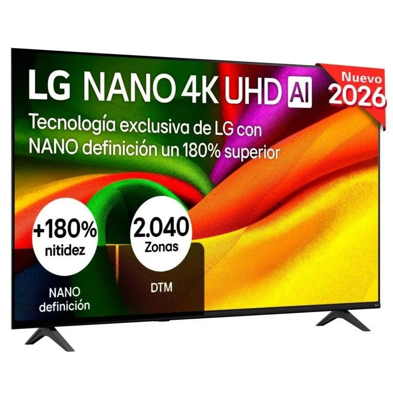 Detalle de TV LG NanoCell 4K UHD 55NU8E0B3LA de 55": cine en casa con HDR10 y WebOS