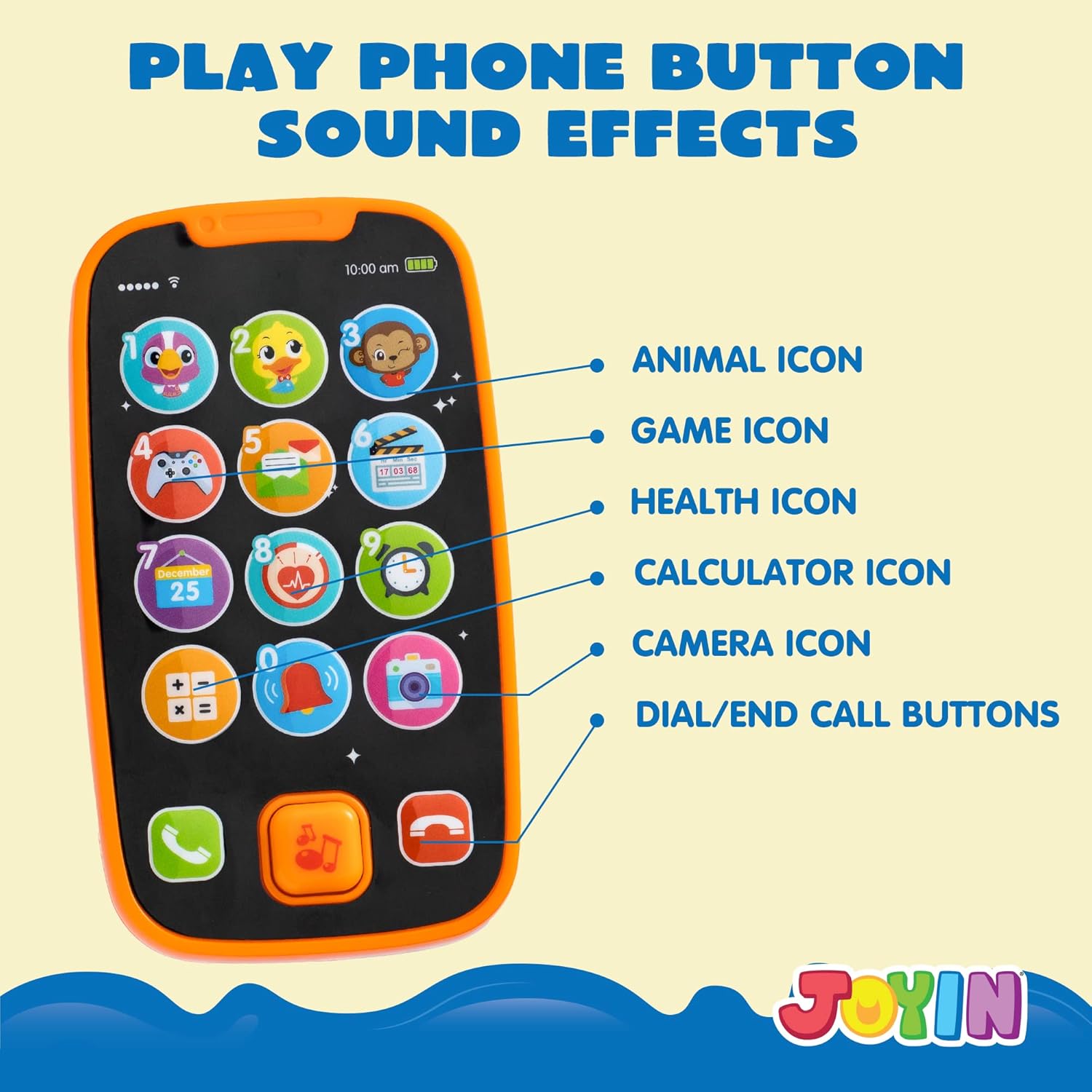 Thumbnail 3 de JOYIN Musikalische Spielzeuge für Babies – Baby Telefon Spielzeug mit Fernbedienung und Smartphone-Funktionen (2er Set, ab 6 Monaten)