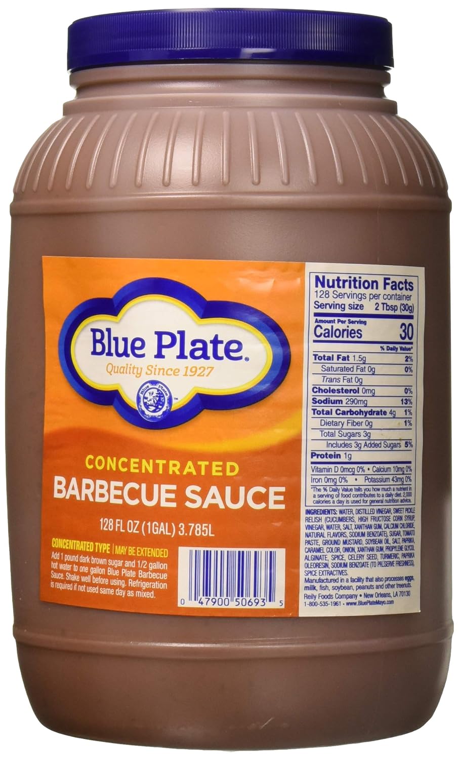 Detalle de Blue Plate Barbeque Mayonnaise, 128 fl oz, Pack of 1