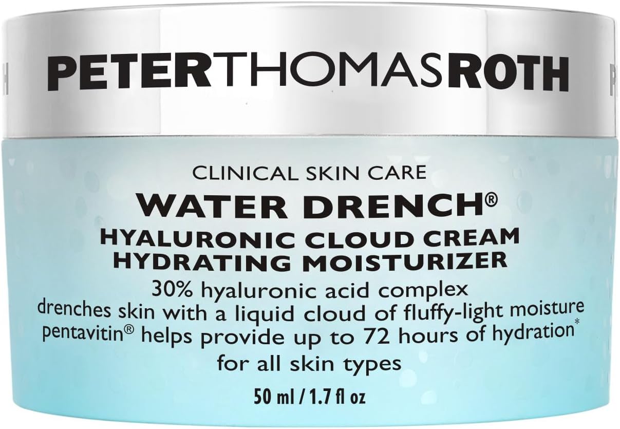 Detalle de Peter Thomas Roth Water Drench Hyaluronic Cloud Cream Hydrating Moisturizer 50ml — idratante intenso e innovativo