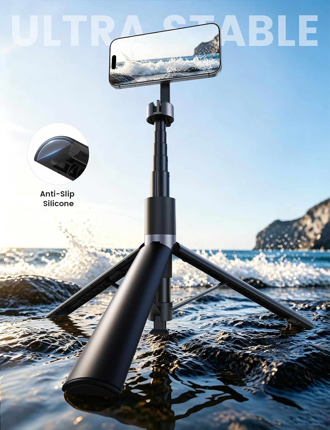 Detalle de Lamicall Magnetic Phone Tripod, 71-Inch