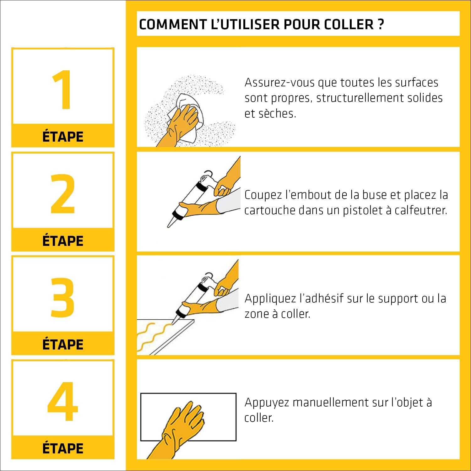 Thumbnail 4 de SikaFlex 11 FC PURFORM Gris Béton — Mastic joint et colle tout-en-un pour intérieur et extérieur