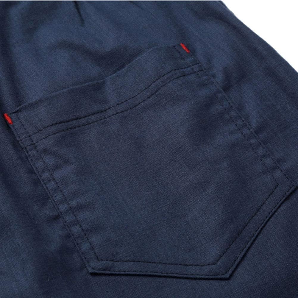 Thumbnail 4 de JustSun Men’s Summer Shorts with Pockets: Casual, Breathable Linen Comfort