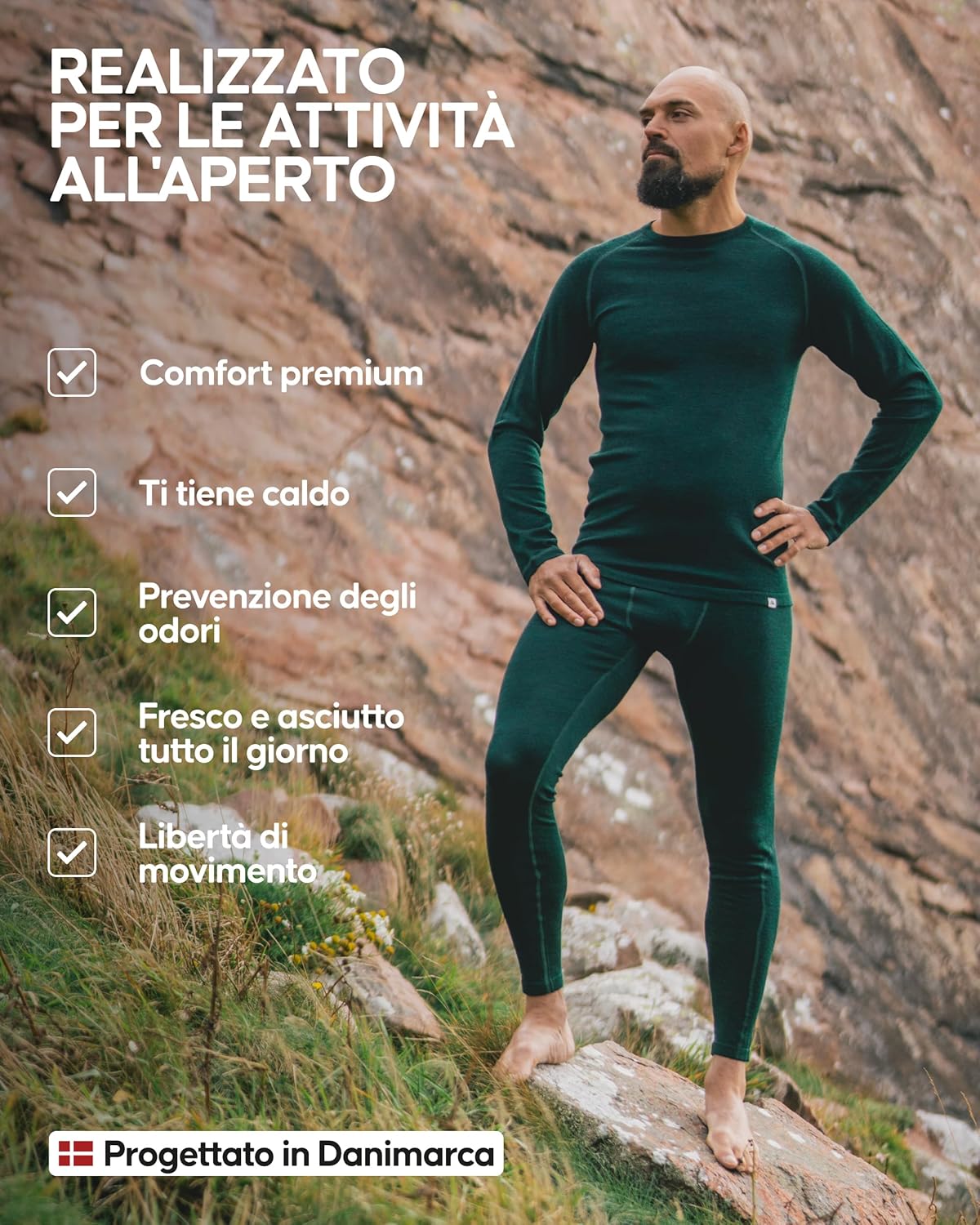 Thumbnail 3 de DANISH ENDURANCE Maglia Termica Uomo 180 g/m²