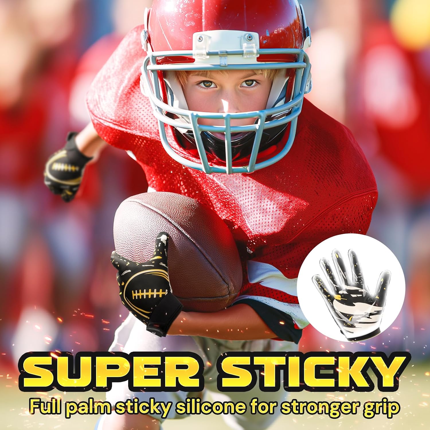 Detalle de ATERCEL Youth Football Gloves
