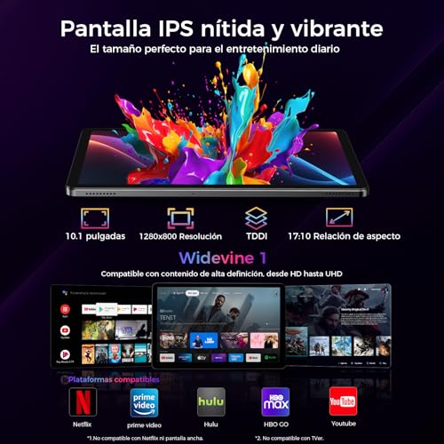 Detalle 2 de RebotAi 2026: Tableta Android de 10” con Gemini AI 2.0, 16 GB RAM y 1 TB de expansión