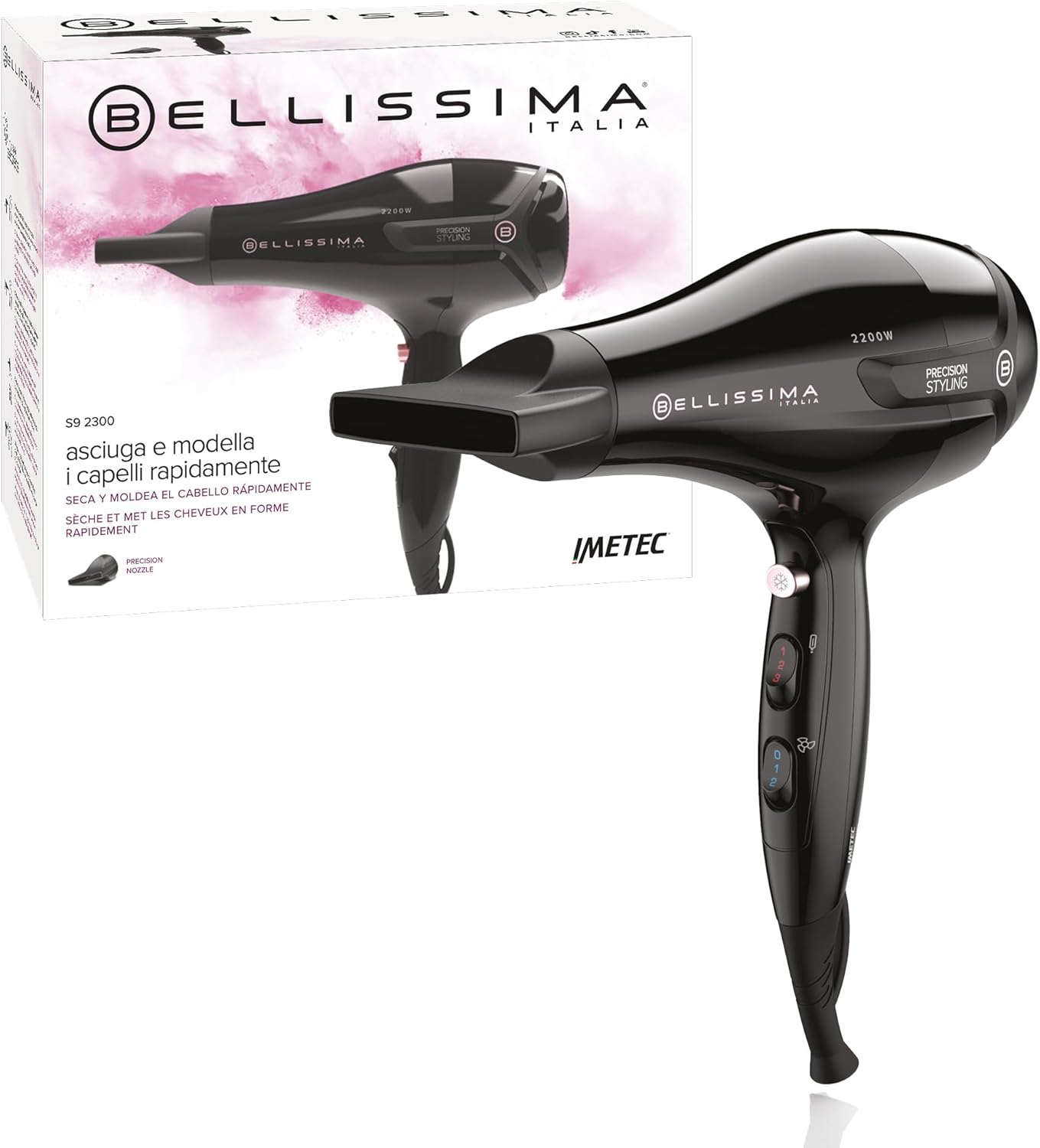 Bellissima Imetec S9 2300 asciugacapelli 2200W