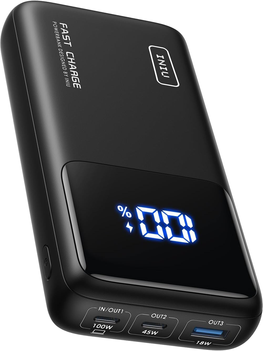 Detalle de INIU Power Bank 100W 25.000mAh