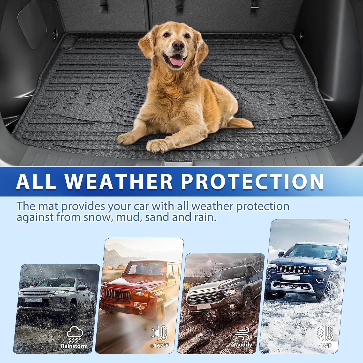 Detalle 1 de FIILINES cargo mat for Chevy Trailblazer