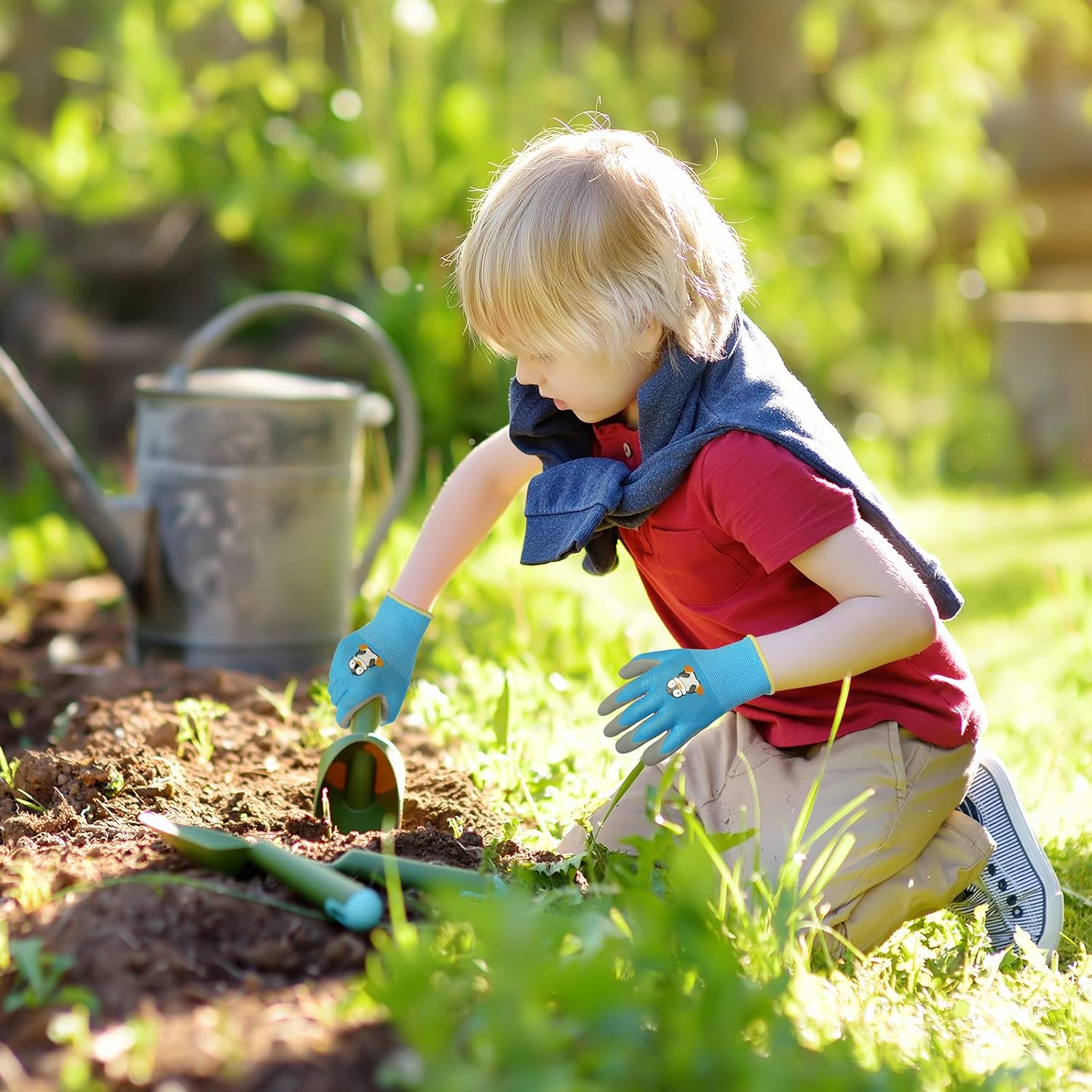 Thumbnail 6 de OSDUE guanti da giardinaggio bambini 5-7 anni