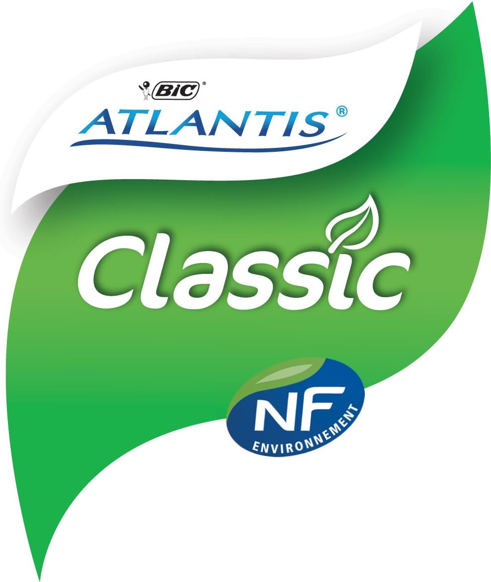 Thumbnail 11 de BIC Atlantis Classic Bolígrafos Retráctiles Negro 🌟 Caja 12