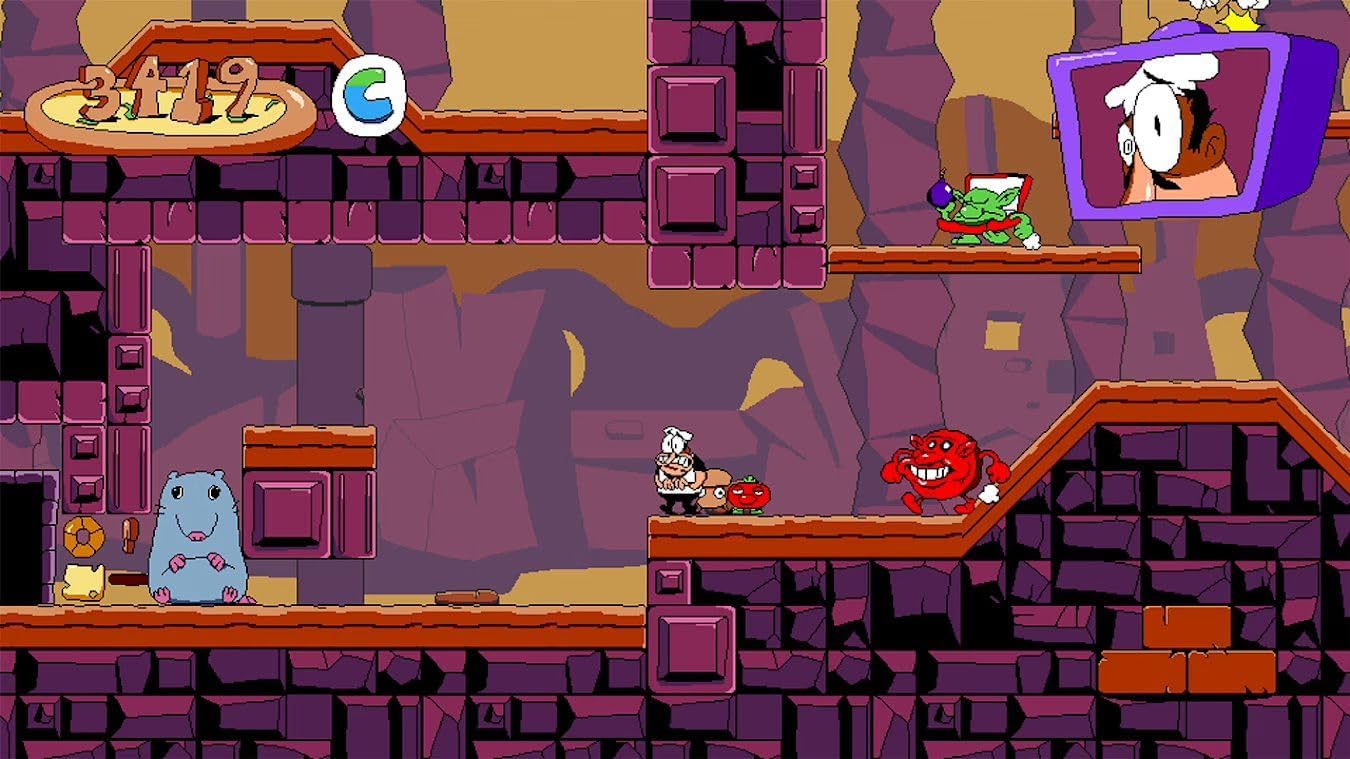 Thumbnail 6 de Pizza Tower per Nintendo Switch (Edizione Fisica) - una corsa frenetica tra stile e divertimento