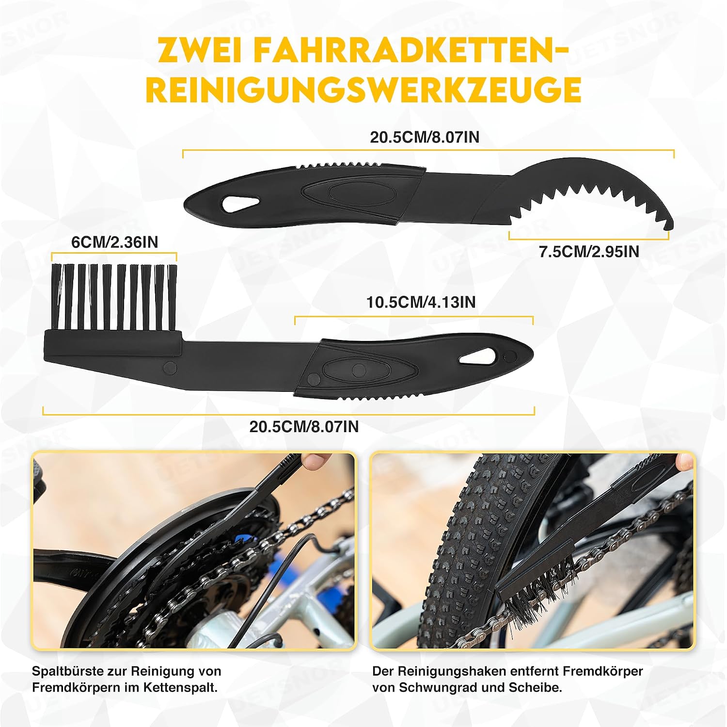 Thumbnail 2 de UETSNOR Kettennieter Fahrrad Set 6-12 Fach