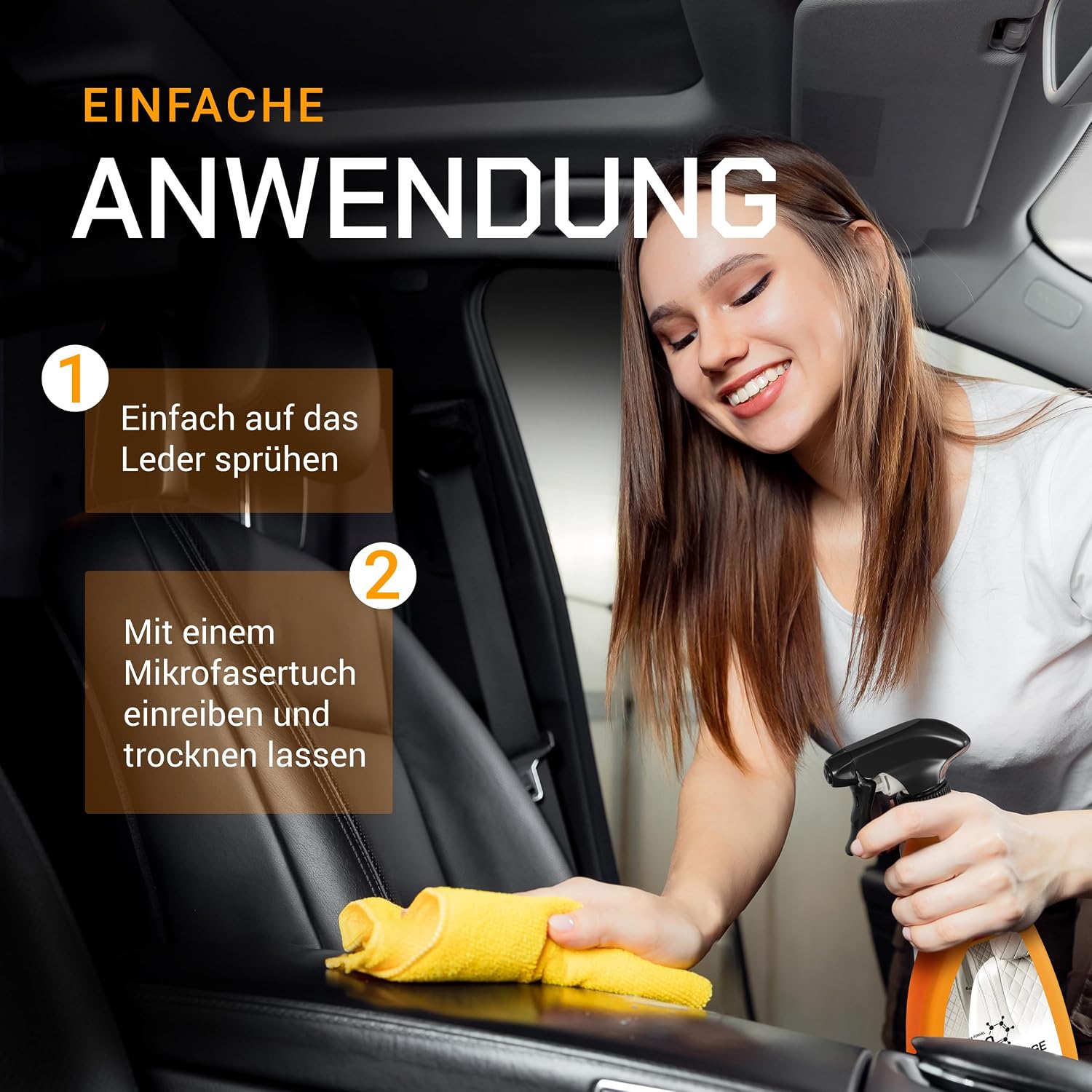 Detalle de 2020 Polychrom Lederpflege Conditioner 500 ml – Intensiver Conditioner für Glattleder & Kunstleder