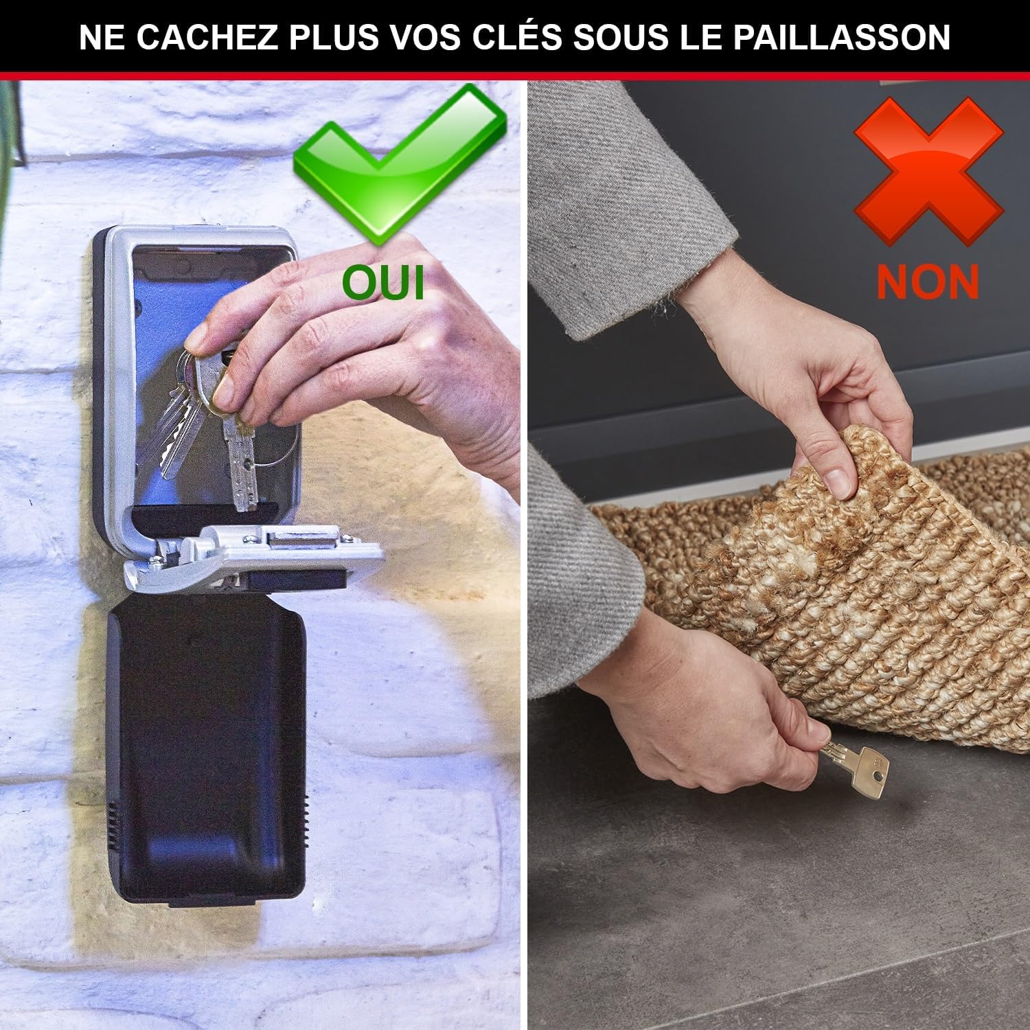 Thumbnail 1 de MASTER LOCK Boîte à clés sécurisée rétroéclairée 5425EURD – Fixation murale
