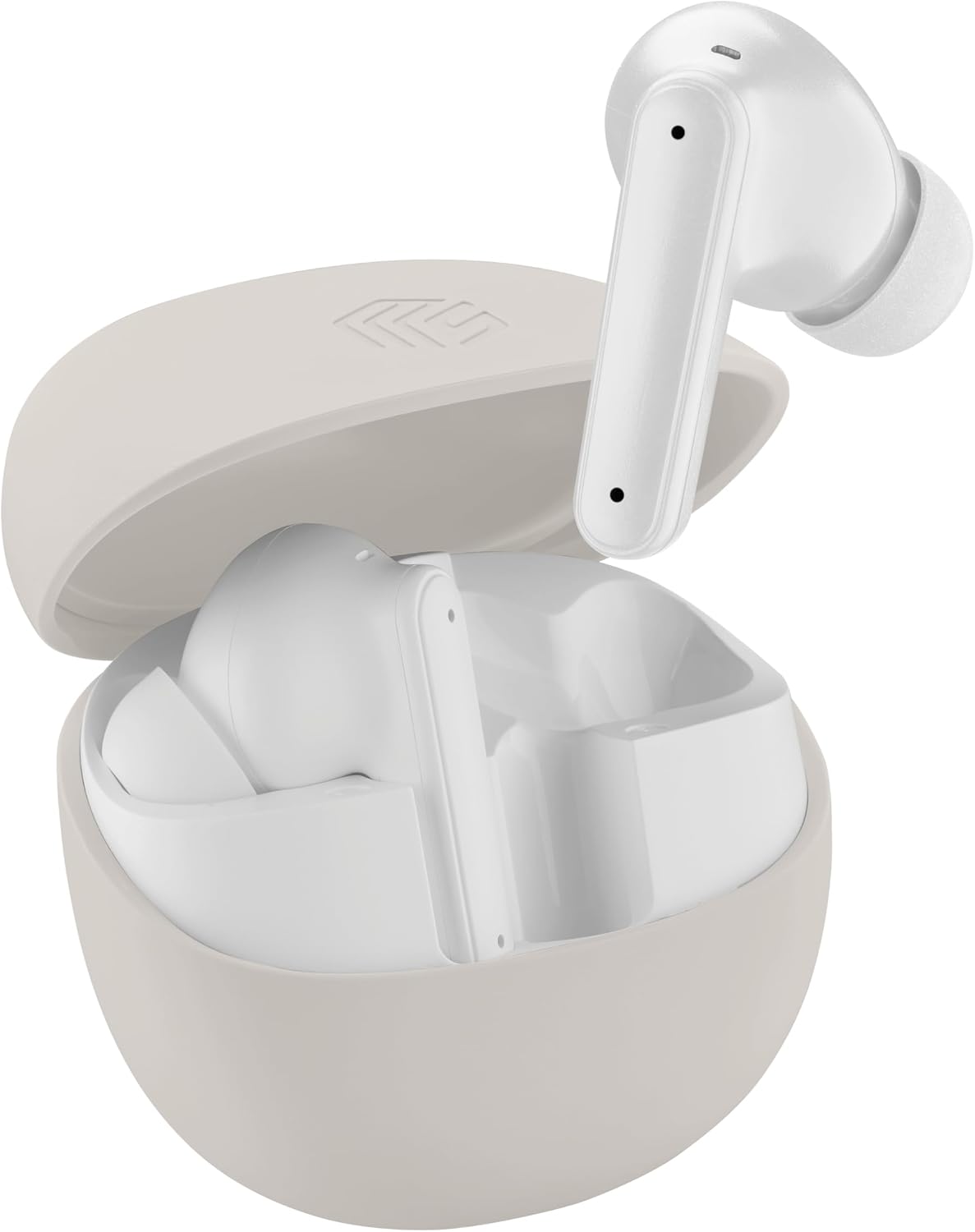 Detalle de Music Sound écouteurs sans Fil Numia – ANC, Transparence, 30h, Bluetooth auto-pairing – Blanc