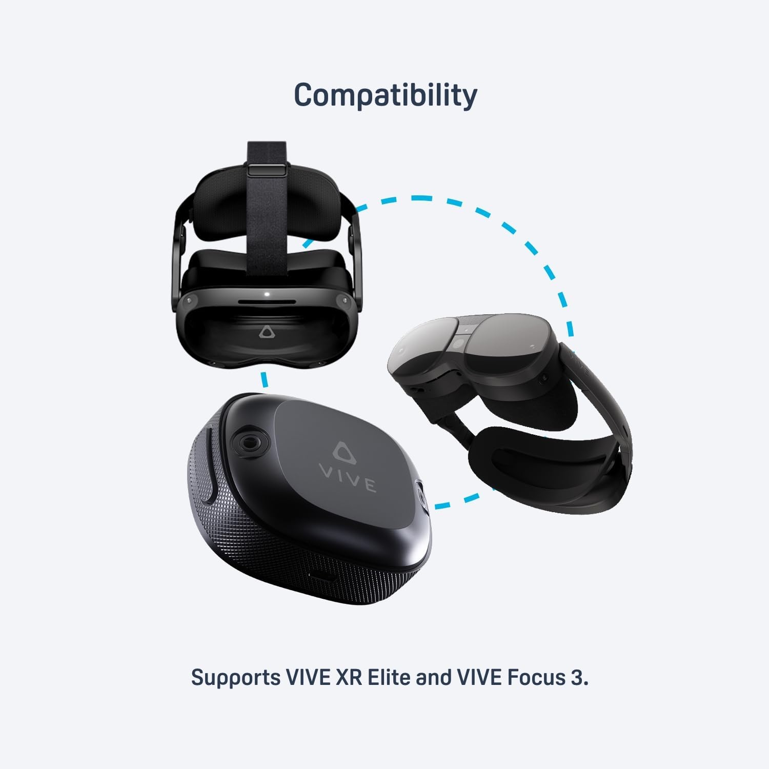 Detalle de VIVE Ultimate Tracker per Visore XR All-in-One – Tracciamento 6DoF per VR senza stazioni base