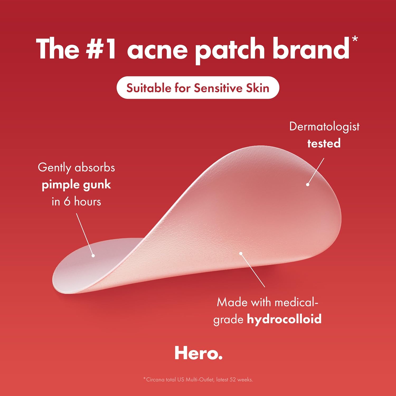 Thumbnail 5 de Mighty Patch Original Hydrocolloid Acne Patches by Hero Cosmetics (72 Pack)