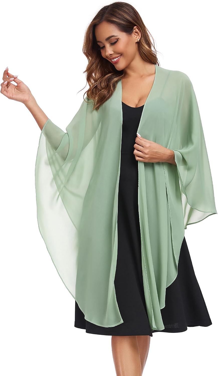 Thumbnail 6 de TONGFANTFL Chiffon Shawl Wrap