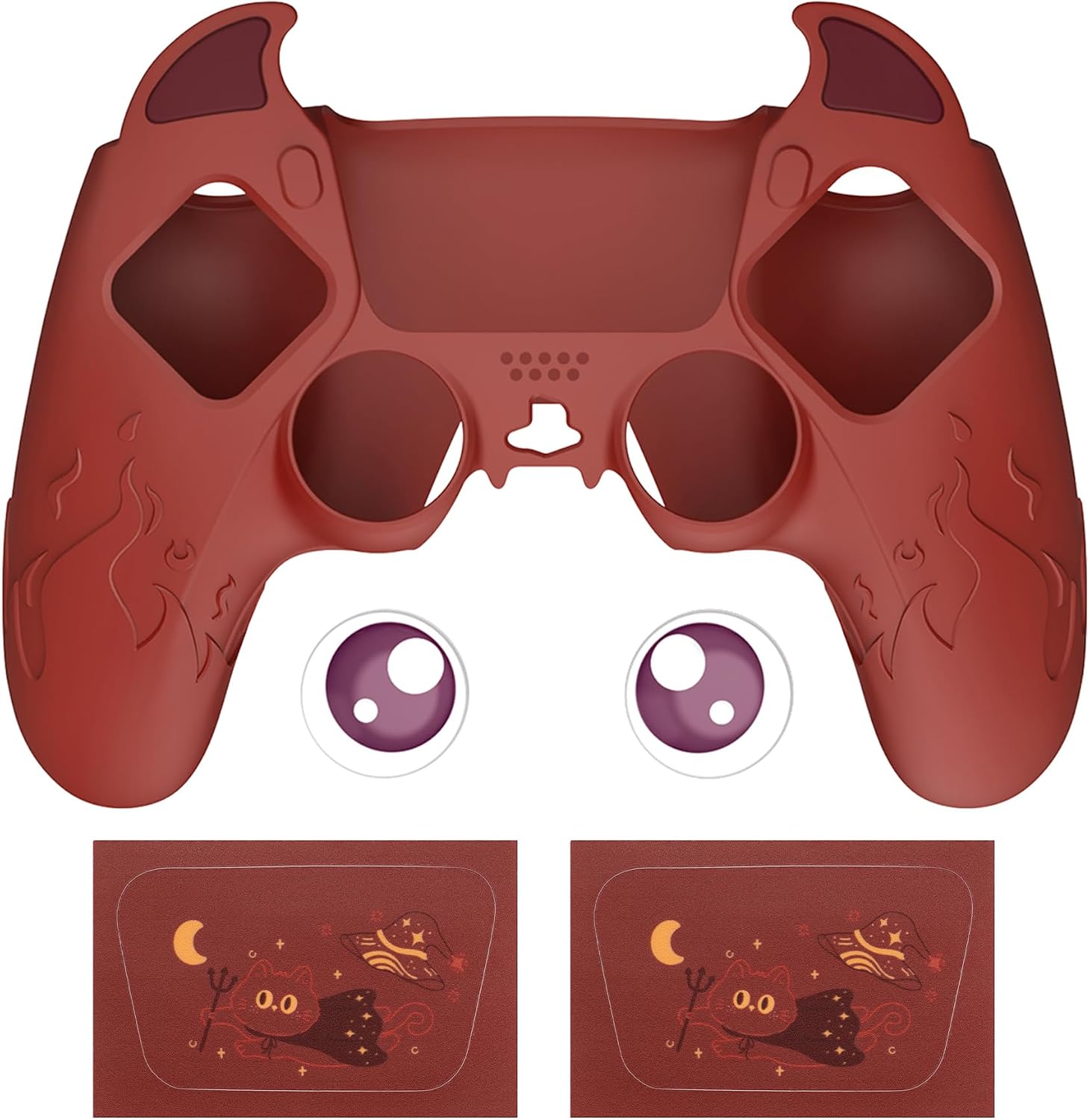 Thumbnail 6 de playvital PS5 demon controller silicone case