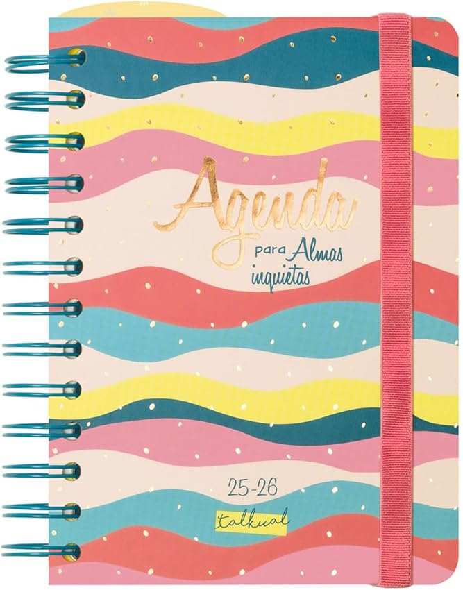 Detalle de Finocam Agenda Talkual 8º Curso 2025–2026 Semana Vista Horizontal 12 meses