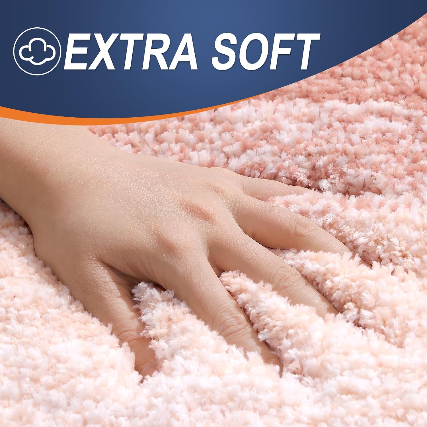 Detalle de OLANLY Microfiber Bath Rug Set