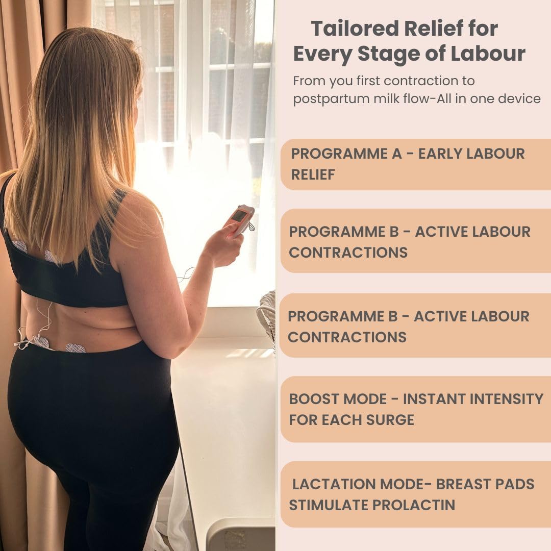 Thumbnail 4 de TensCare Perfect Mama+ TENS device for drug-free labour pain relief with contraction timer