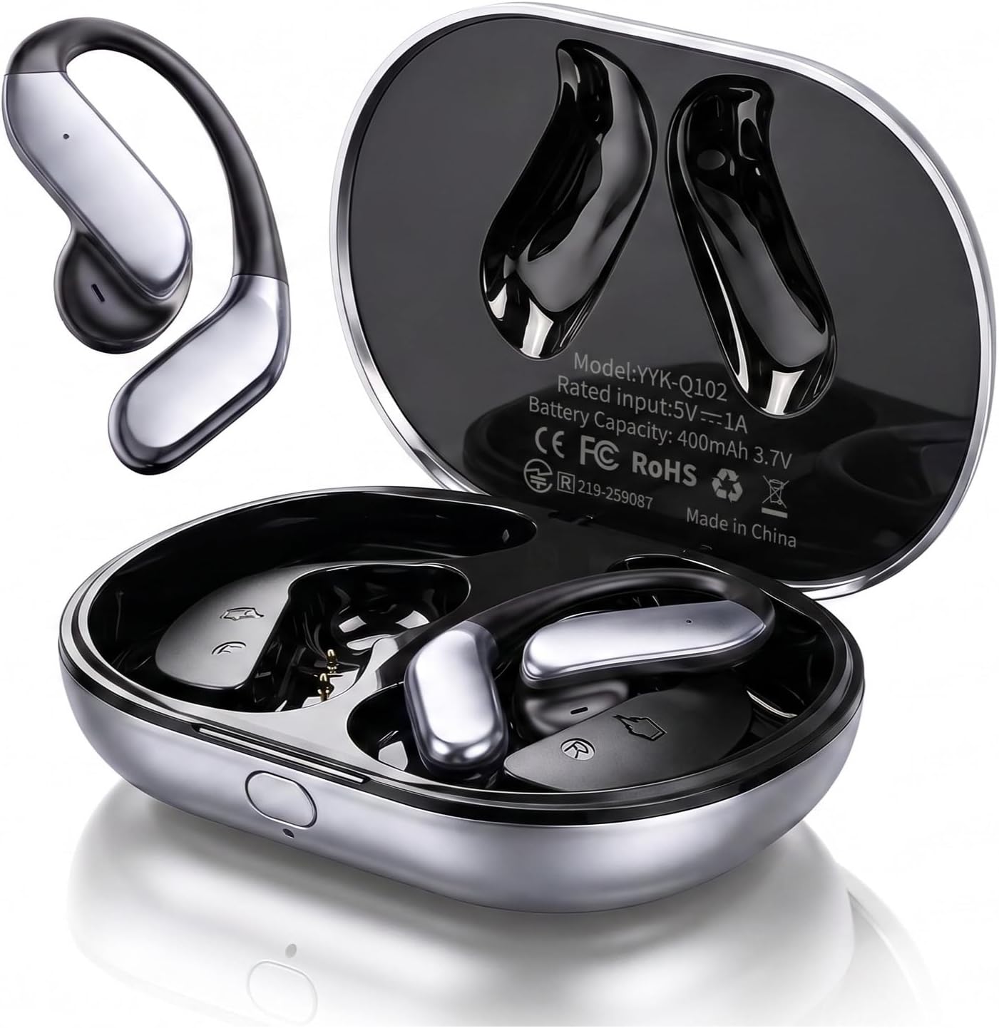 Detalle de Open-Ear Wireless Earbuds with Bluetooth 6.1