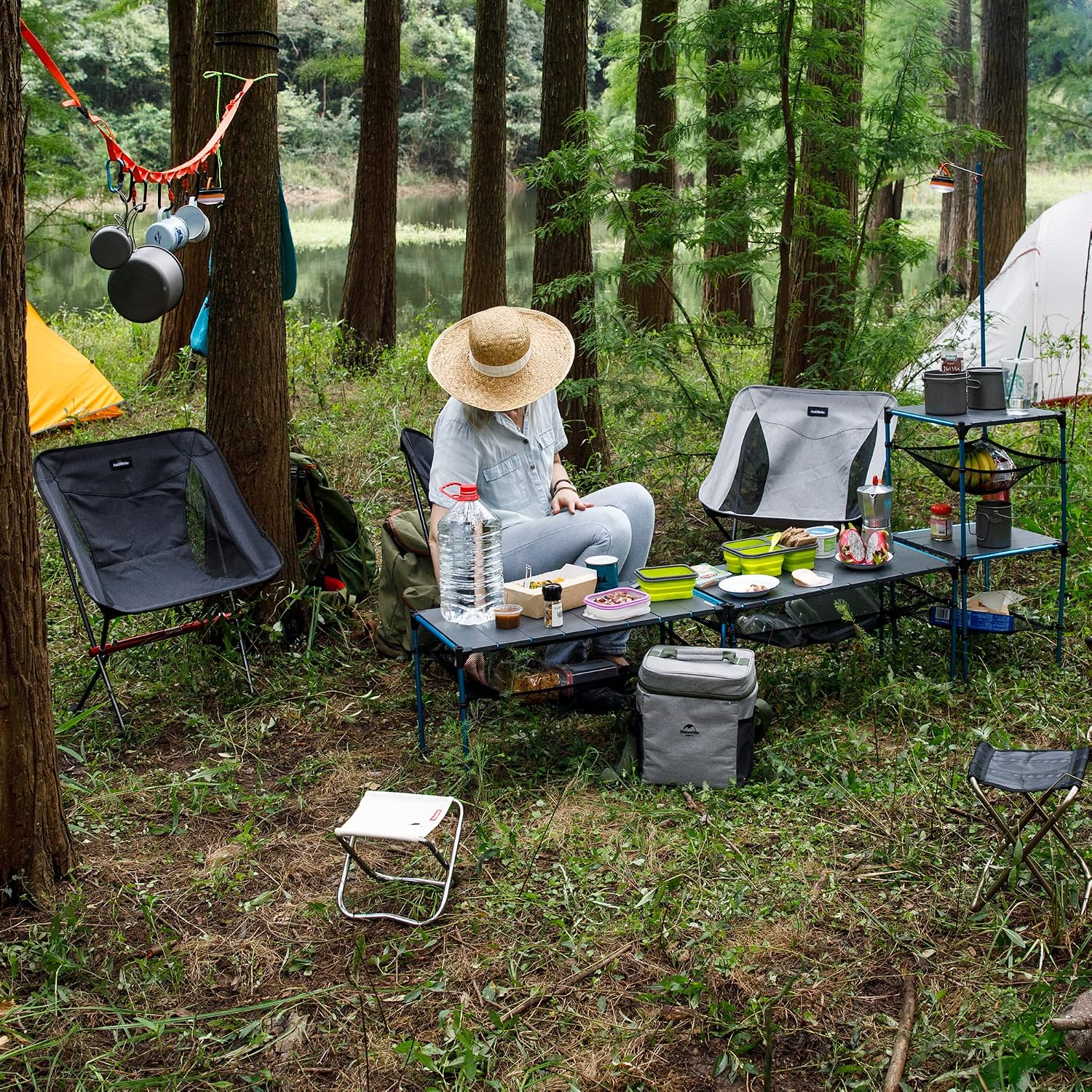 Thumbnail 6 de Naturehike YL05 Camping Chair — Lightweight, Extra-Wide Folding Camp Chair with Carry Bag