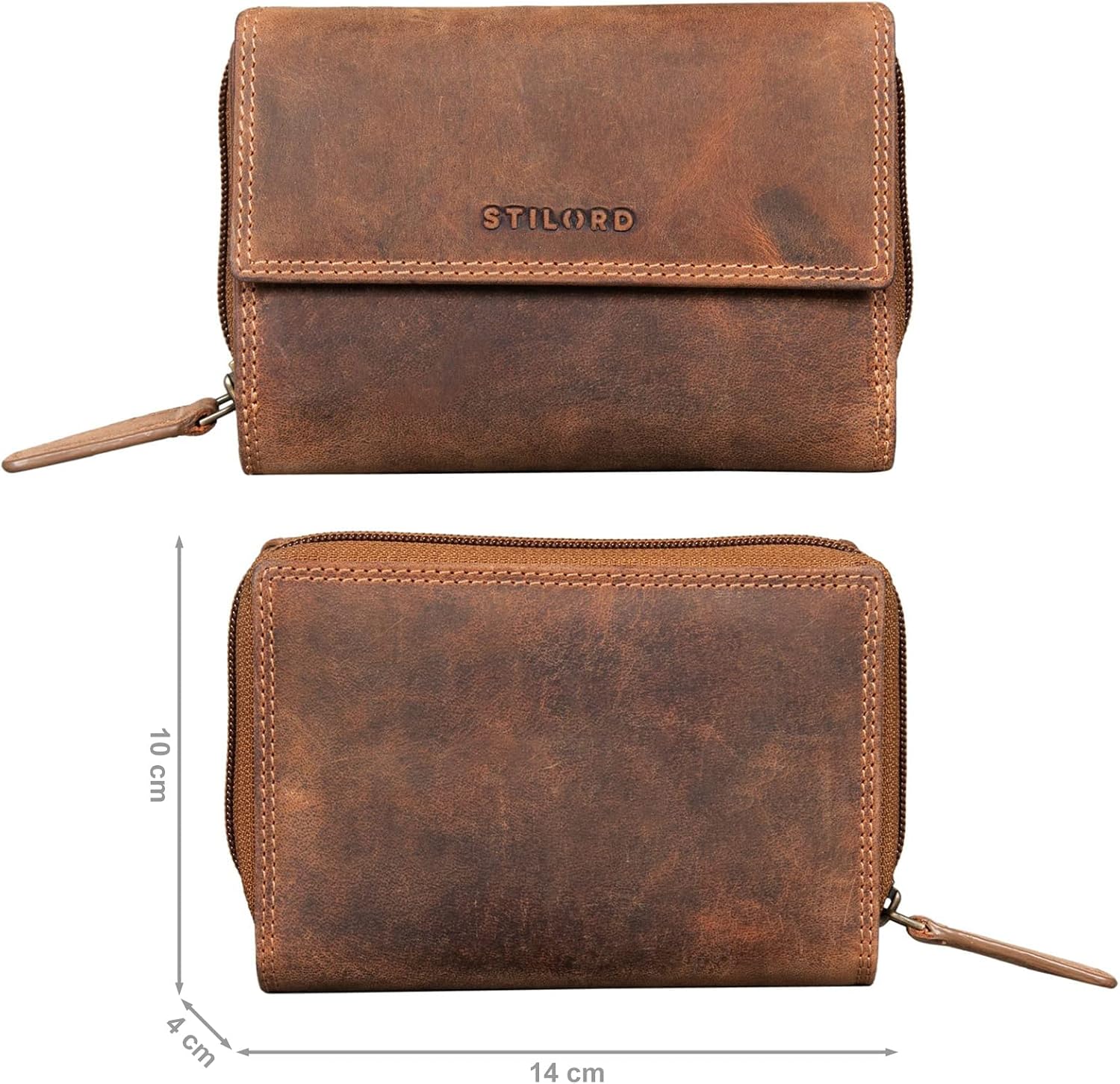Thumbnail 2 de STILORD Thea Geldbörse RFID Leder 14 x 10 x 4 cm