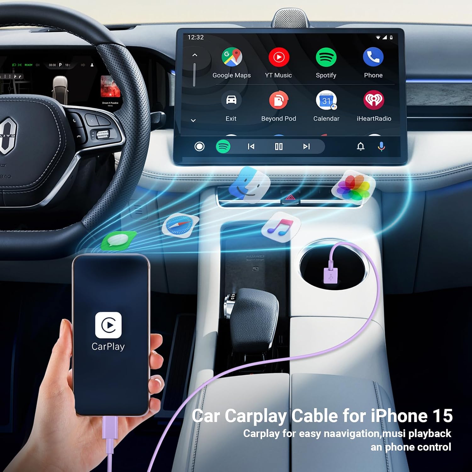 Detalle 2 de USB to USB‑C Fast Charging Cable 3Pack 60W