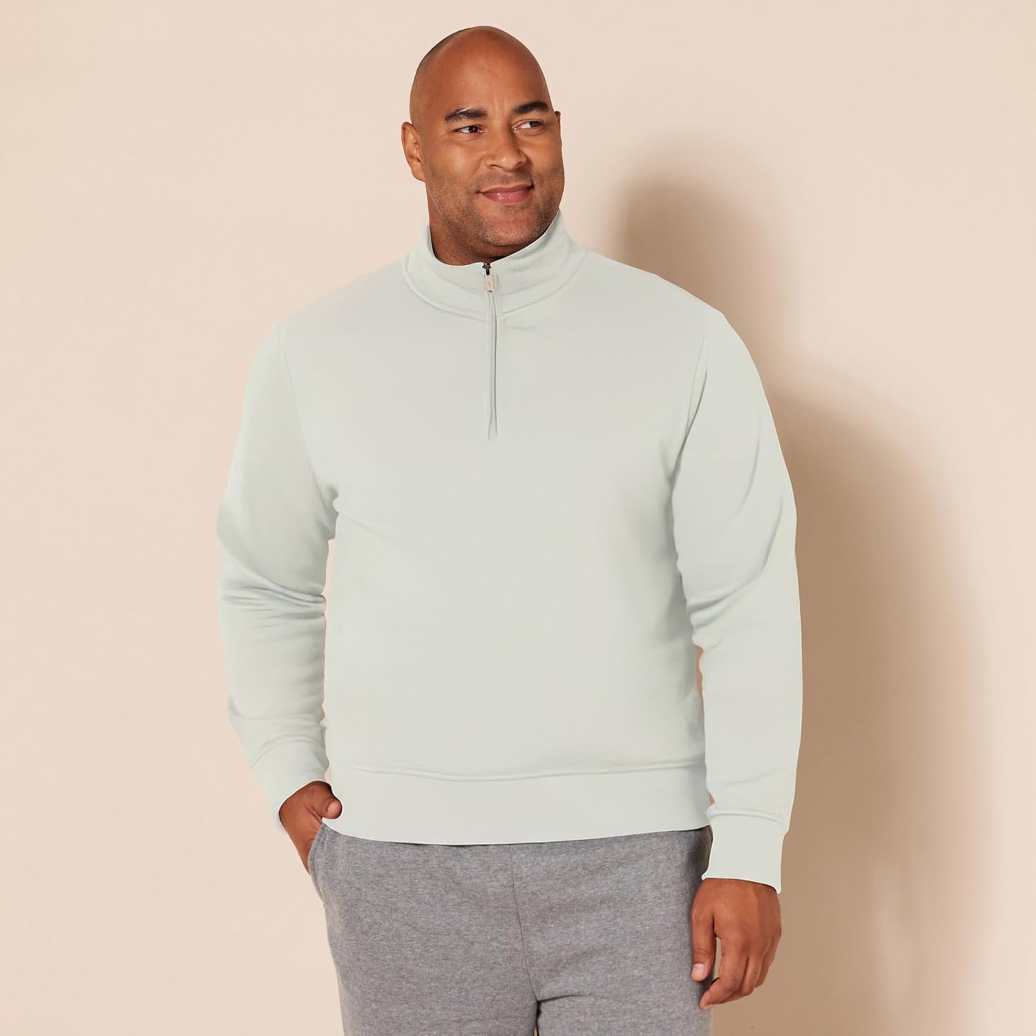 Thumbnail 4 de Amazon Essentials Men’s Regular Fit Long-Sleeve Quarter-Zip Fleece Sweatshirt
