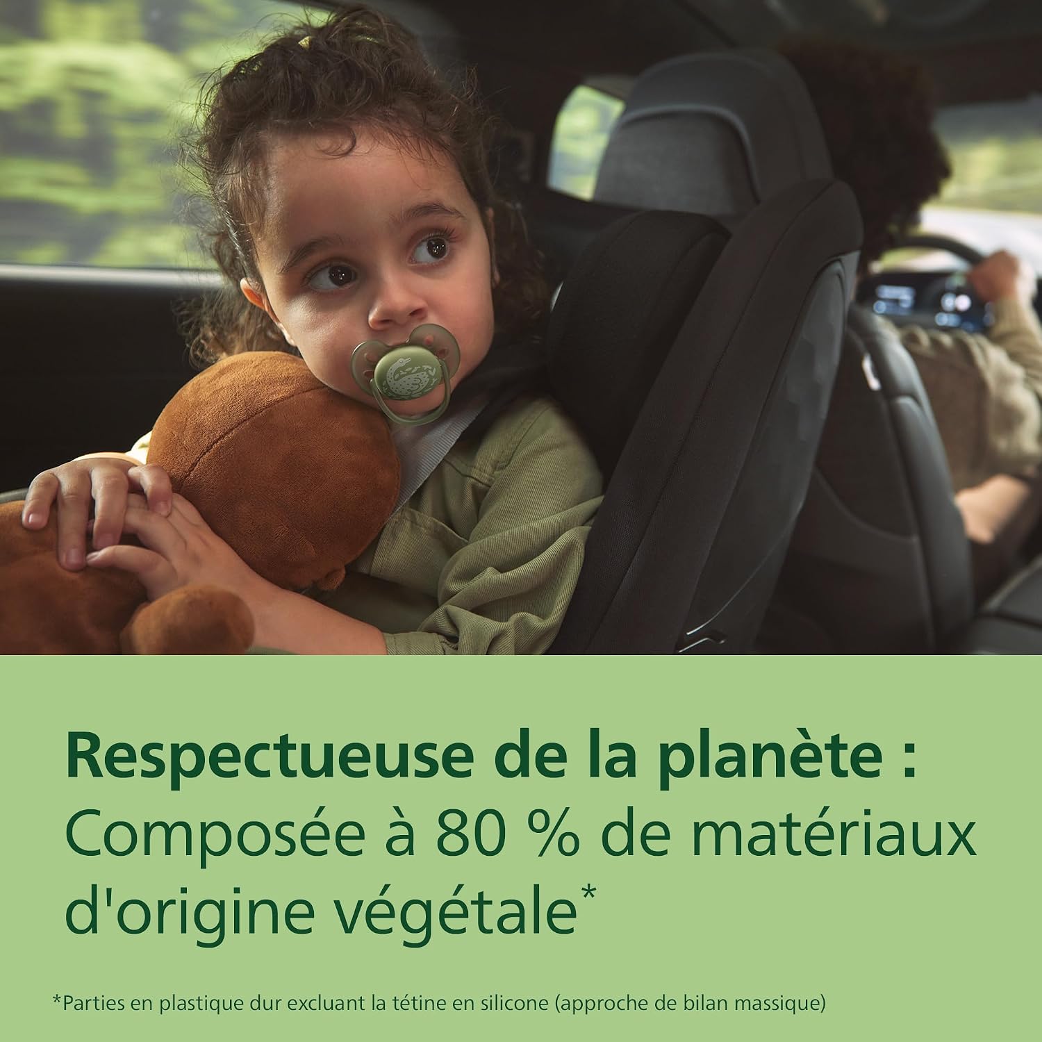Thumbnail 4 de Philips Avent sucettes ultra-douces SCF093/07 – Tétines orthodontiques 18 mois+, lot de 4 avec étuis stérilisants
