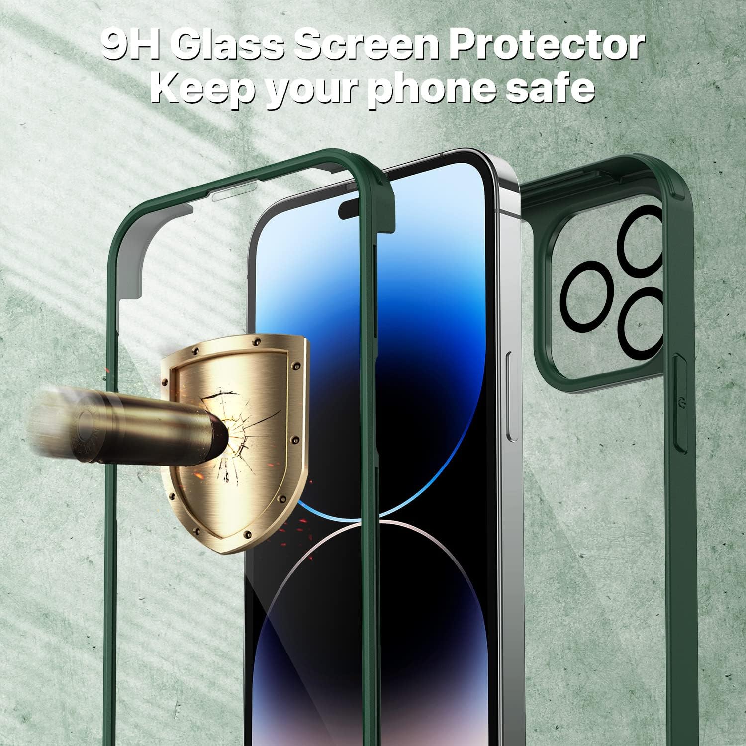 Detalle 2 de CENHUFO iPhone 14 Pro case with glass