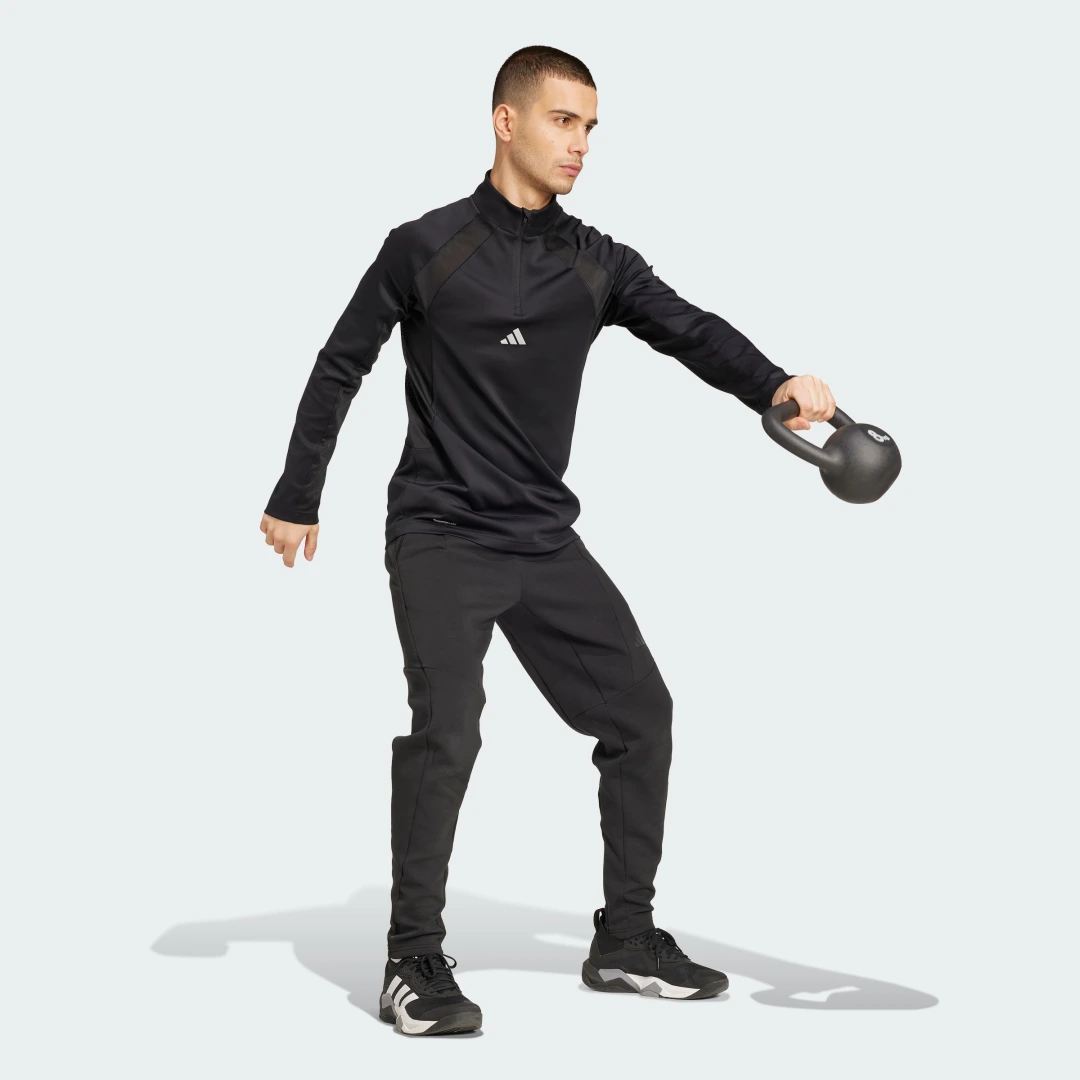 Detalle de Sudadera con cremallera hasta el pecho Tech Apparel de Adidas