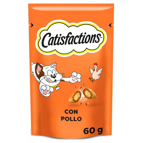 Mars Catisfactions Premios para Gatos, Sabor Pollo (Pack 6 × 60 g)