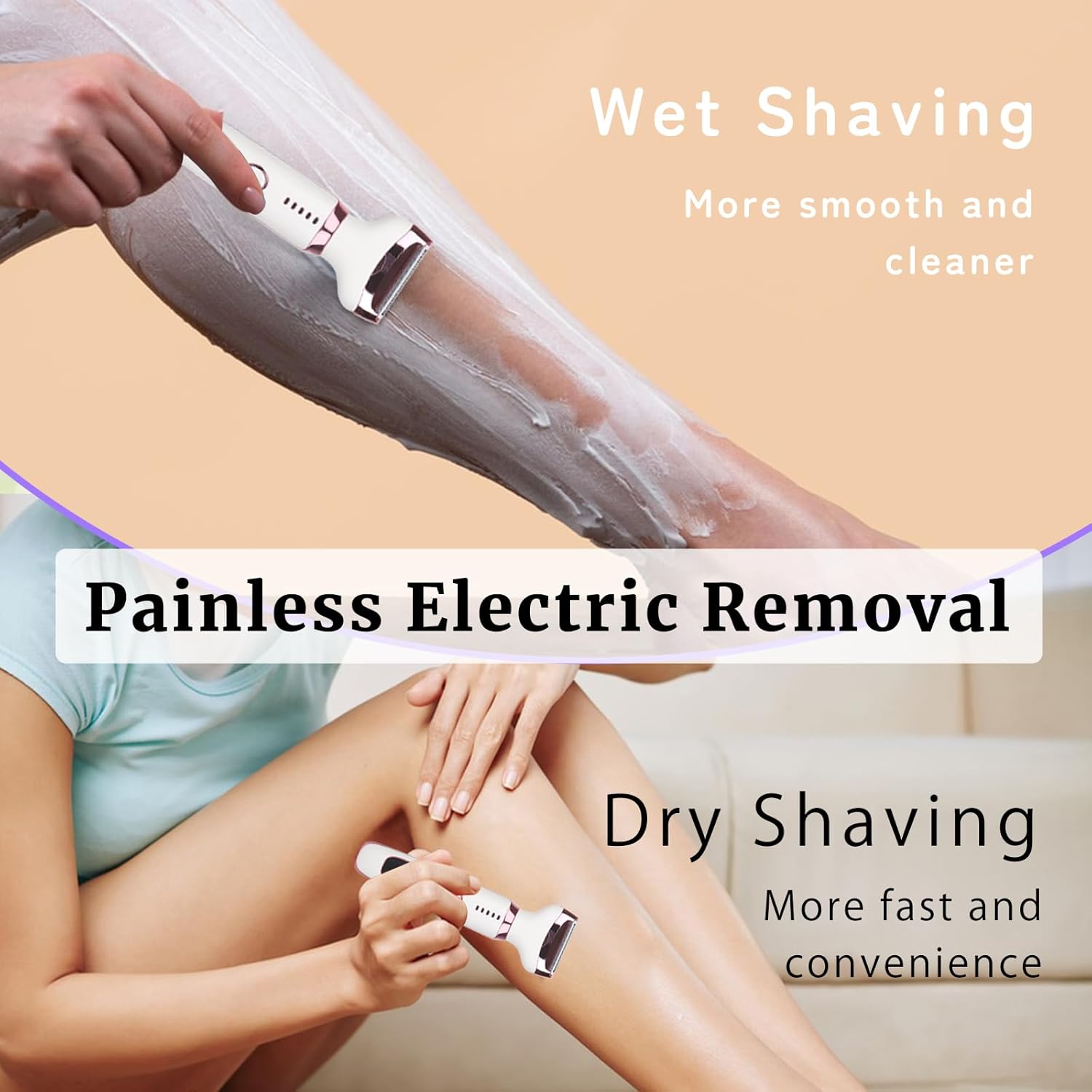 Thumbnail 5 de Beanify 4-in-1 Wet & Dry Electric Razor for Women and Men