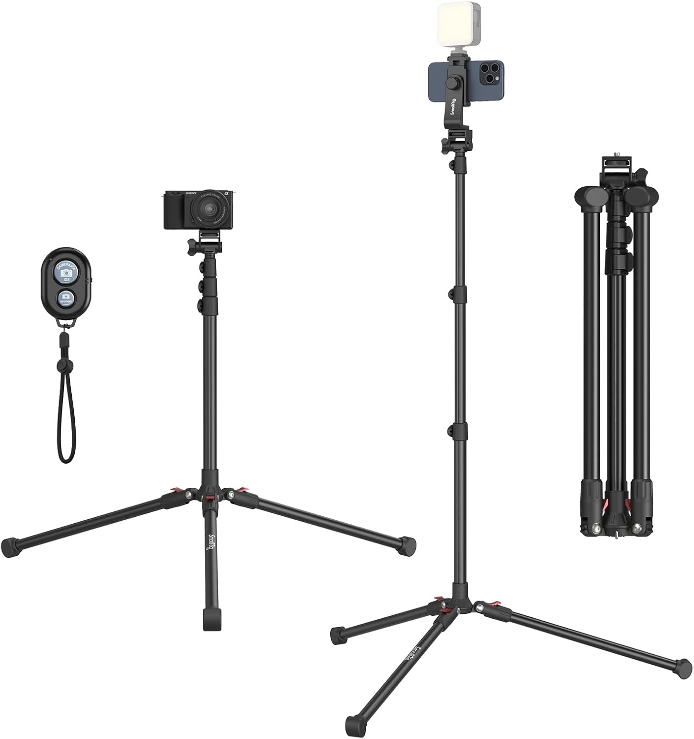 Thumbnail 1 de SMALLRIG PT-30 170 cm Stativ für Smartphone