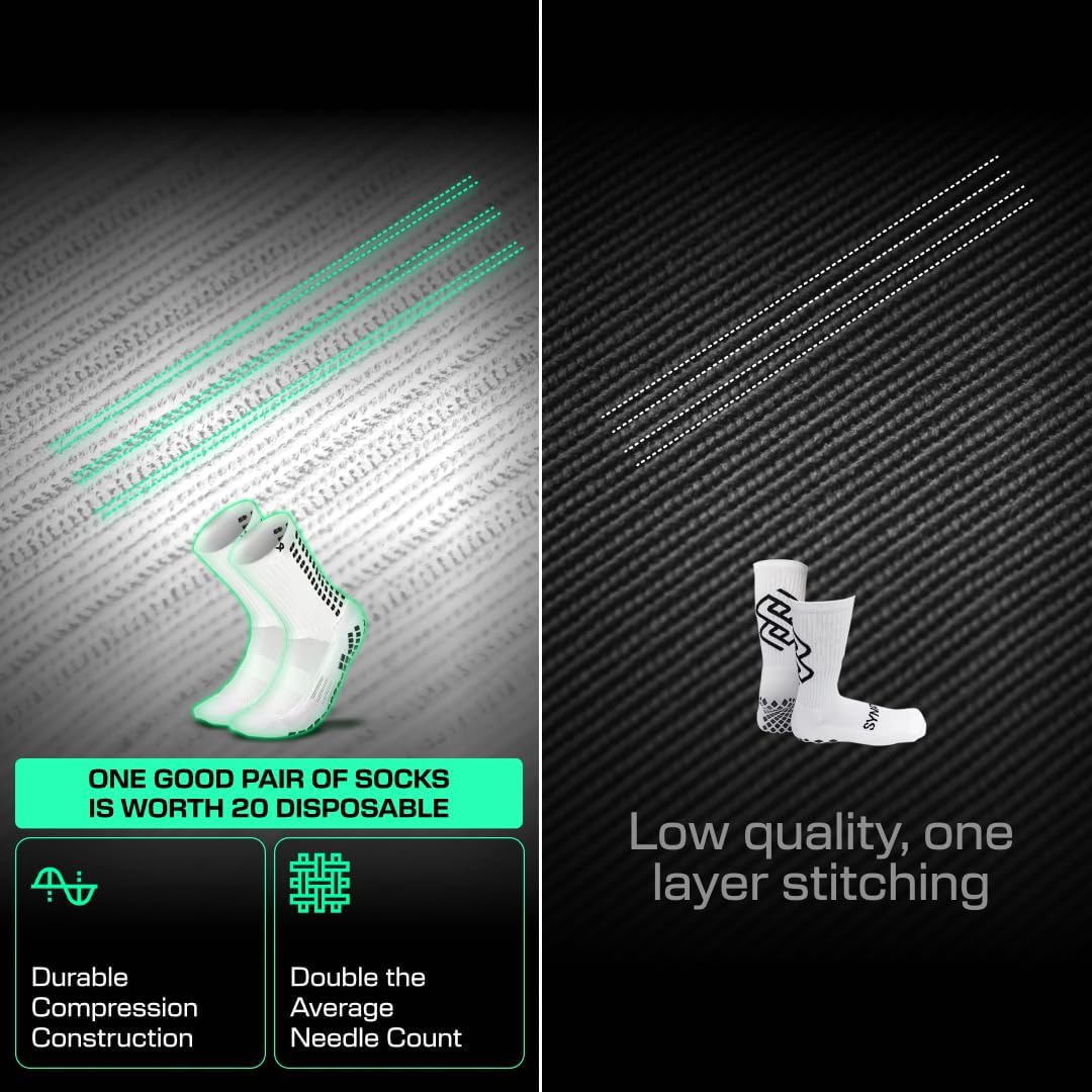 Thumbnail 6 de Lux Dual Grip Socks soccer grip 360
