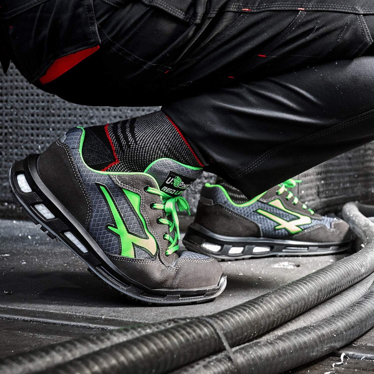 Detalle 2 de U-POWER Scarpe Antinfortunistiche Basse Point S ESD S1PS FO SR con puntale in alluminio