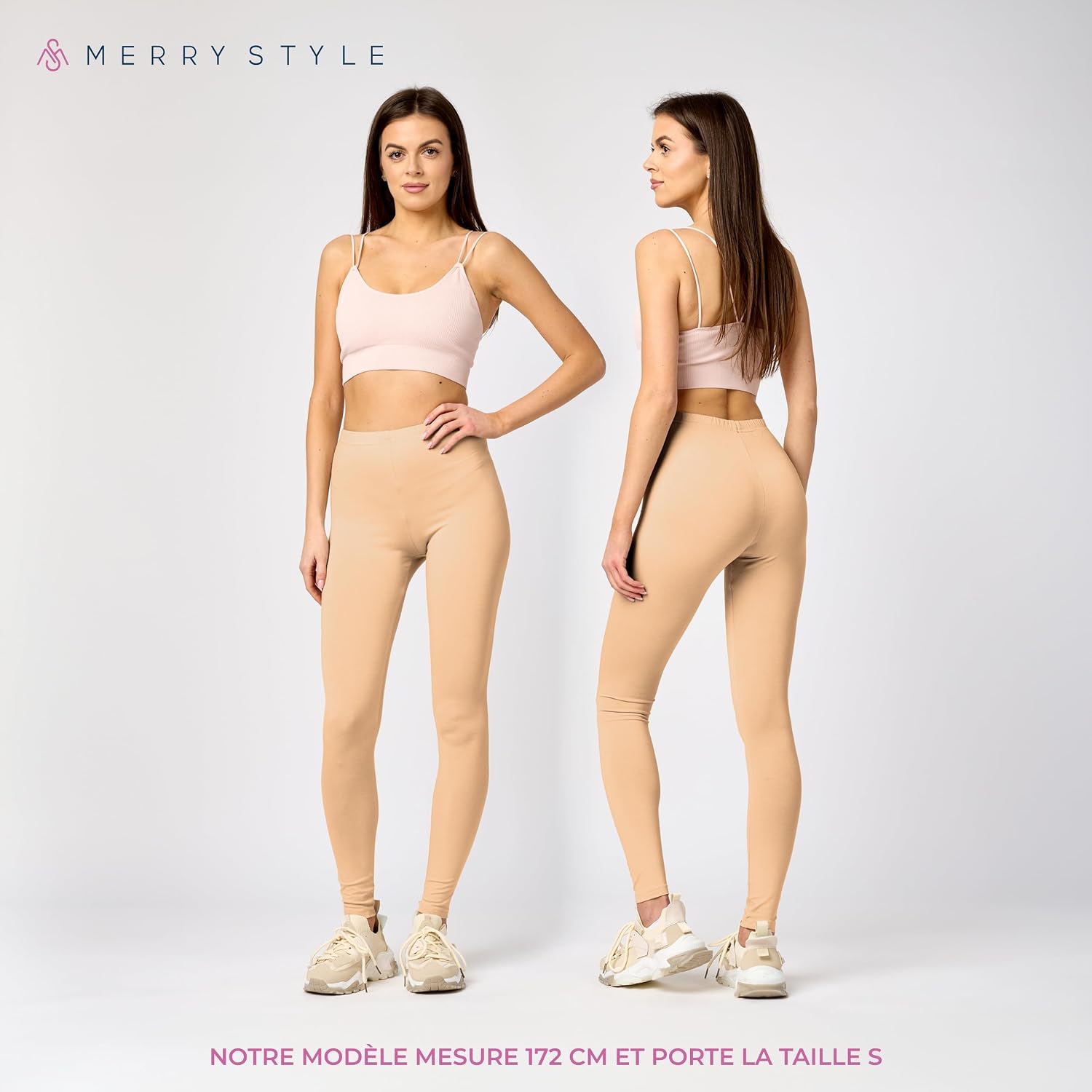 Detalle 2 de Merry Style Legging Long Tenue Sport Femme MS10 1 pièce