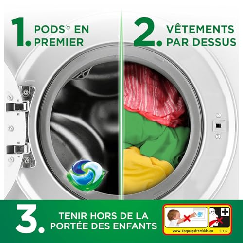 Thumbnail 6 de ARIEL PODS 4en1 Alpine – Lessive en Capsule, 88 Lavages (2×44) – Efficace à froid