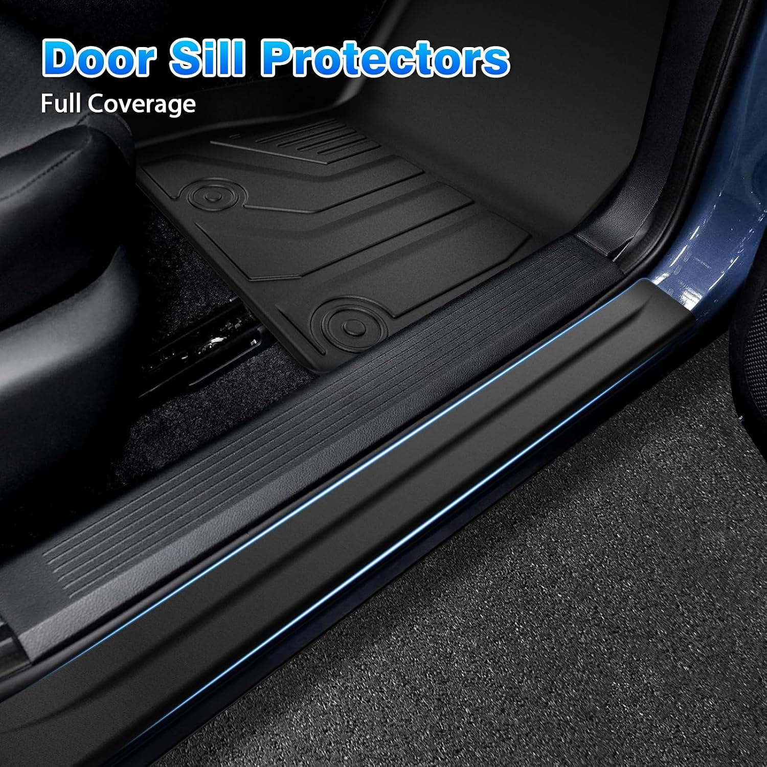 Thumbnail 6 de Cartist All-Weather Floor Mats for Toyota RAV4 (2019–2025): Full Set with Door Sill Guards