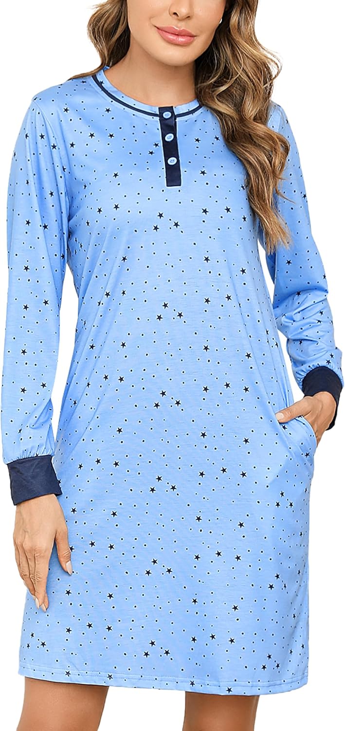 Detalle de Jahetuul Camicia da Notte in Cotone