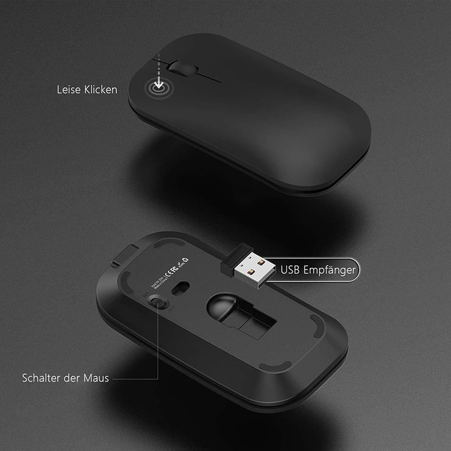 Thumbnail 4 de seenda Ultraflach Tastatur Maus Set 280 mAh